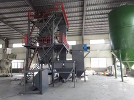 宁波龙山日产100吨保温砂浆生产线